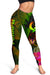 Pohnpei Polynesian Women's Leggings - Hibiscus and Banana Leaves - Polynesian Pride