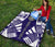 American Samoa Premium Quilt - American Samoa Seal Polynesian White Tattoo (BLue) - Polynesian Pride