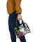Nauru Shoulder Handbag White - Turtle Plumeria Banana Leaf - Polynesian Pride