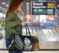 Guam Travel Bag - Custom Personalised Seal Spiral Polynesian Patterns - Polynesian Pride