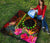 Cook Islands Polynesian Premium Quilt - Hibiscus and Banana Leaves - Polynesian Pride