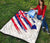 Hawaii Flag Polynesian Premium Quilt White - Polynesian Pride