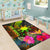 The Philippines Polynesian Personalised Area Rug - Hibiscus and Banana Leaves - Polynesian Pride