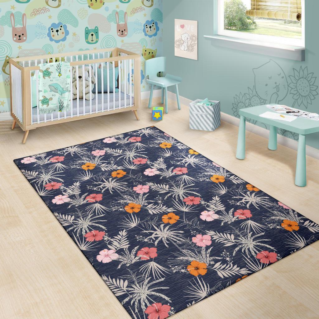 Tropical Grey Rug - Polynesian Pride