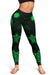 Nauru Women's Leggings - Green Tentacle Turtle - Polynesian Pride