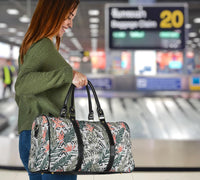 Tropical Palm Leaves And Flowers Hawaii Travel Bag - Polynesian Pride