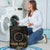 Cook Islands Polynesian Custom Personalised Laundry Basket - Gold Tribal Wave - Polynesian Pride