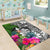 New Caledonia Area Rug - Turtle Plumeria Banana Leaf - Polynesian Pride