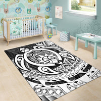 Hawaii Polynesian Turtle Rug - White - Polynesian Pride