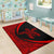 Hawaii Turtle Polynesian Area Rug Circle Style Red - Polynesian Pride