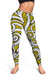 Polynesian Maori Ethnic Ornament Yellow Hawaii Women's Leggings AH - Polynesian Pride