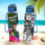 Marshall Islands Hydro Tracking Bottle - Turtle Plumeria Banana Leaf - Polynesian Pride