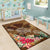 Kanaka Turtle Tropical Knit Background Area Rug - AH - Polynesian Pride