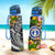 Northern Mariana Islands Custom Personalised Hydro Tracking Bottle - Seal Spiral Polynesian Patterns - Polynesian Pride