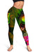 Northern Mariana Islands Polynesian Women's Leggings - Hibiscus and Banana Leaves - Polynesian Pride