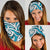 New Zealand Maori Tribal Ornament Bandana - Blue - Polynesian Pride