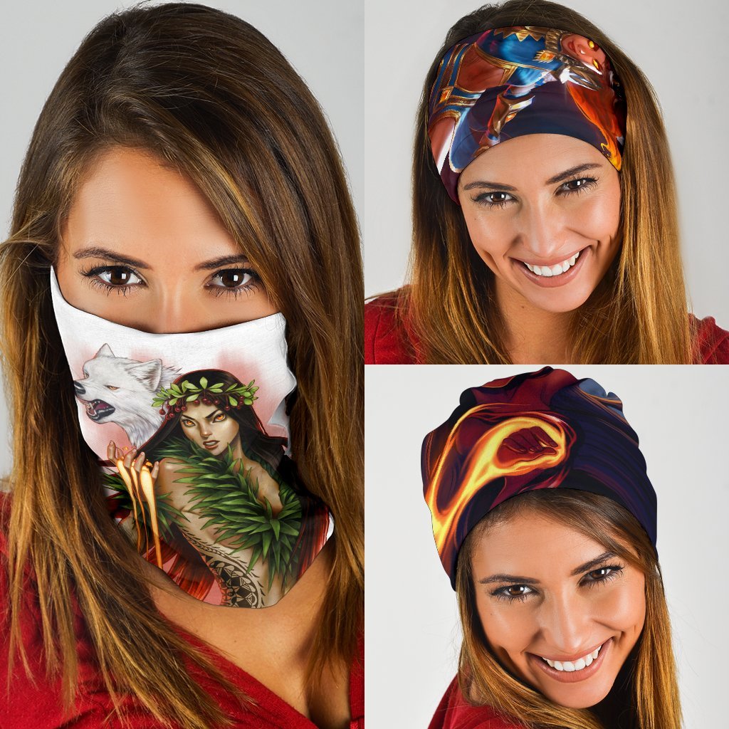 Hawaii Polynesian Goddess Pele Bandana 3 - Pack - Polynesian Pride