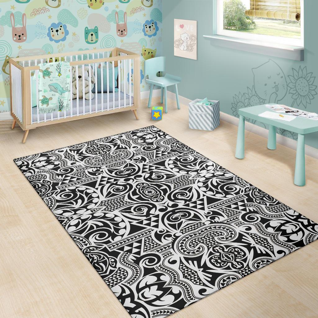 Polynesian Gray Area Rug - Polynesian Pride