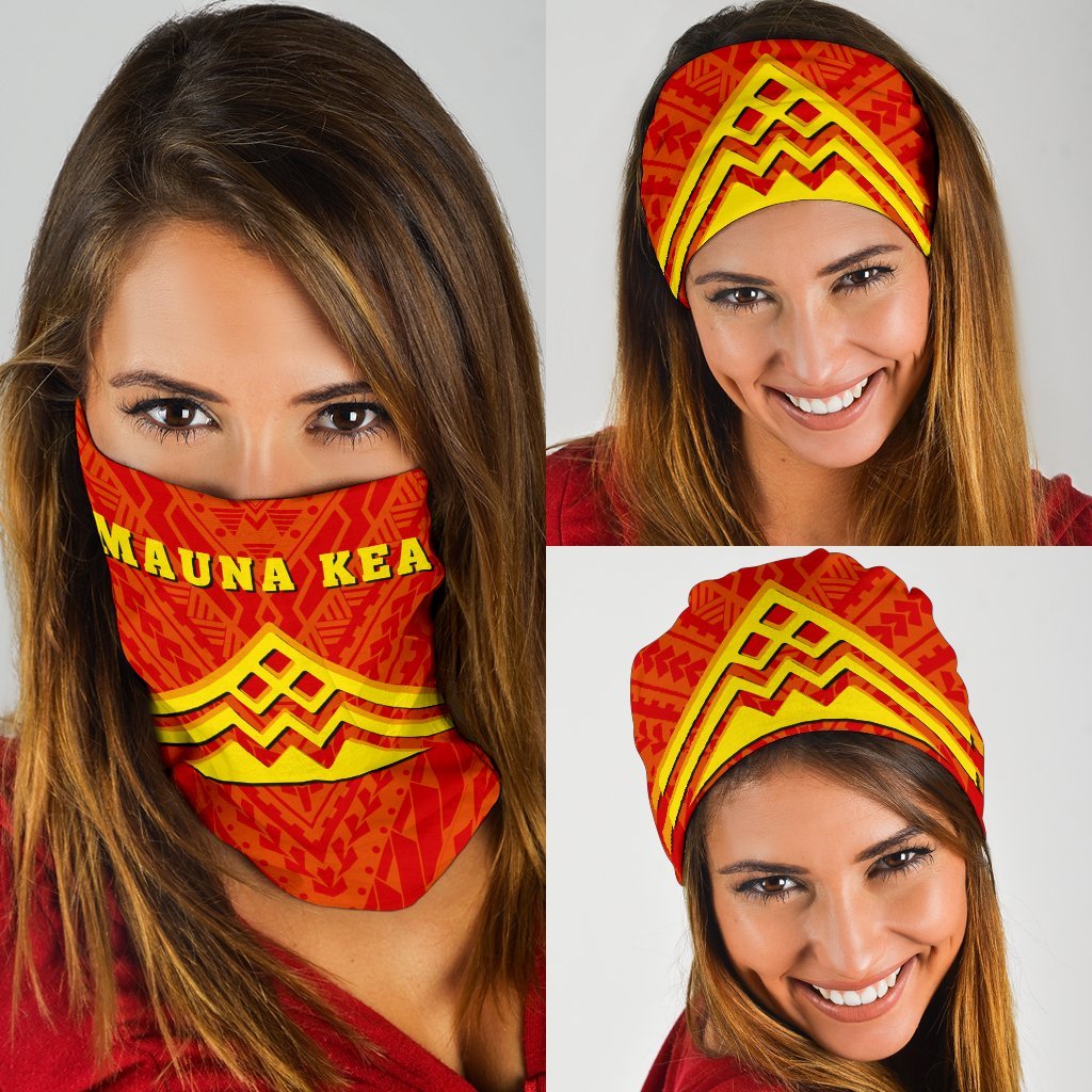Hawaii Spearhead Polynesian Mauna Kea Bandana 3-Pack - AH - Red - Polynesian Pride