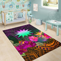 Nauru Area Rug - Summer Hibiscus - Polynesian Pride