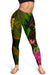 Niue Polynesian Women's Legging - Hibiscus and Banana Leaves - Polynesian Pride