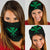 Hawaii Kanaka Map Polynesian Bandana 3 - Pack - Green One Size Green - Polynesian Pride