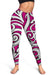 Polynesian Maori Ethnic Ornament Pink Hawaii Women's Leggings AH - Polynesian Pride