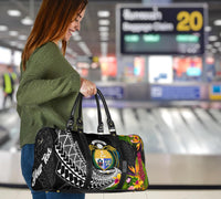 Nauru Travel Bag - Custom Personalised Seal Spiral Polynesian Patterns - Polynesian Pride