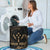 Kosrae Micronesia Custom Personalised Laundry Basket - Gold Tribal Wave - Polynesian Pride