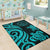 Palau Area Rug - Turquoise Tentacle Turtle - Polynesian Pride