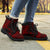 Northern Mariana Islands Leather Boots - Polynesian Red Chief Version - Polynesian Pride