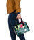 Nauru Polynesian Shoulder Handbag - Summer Plumeria (Turquoise) - Polynesian Pride