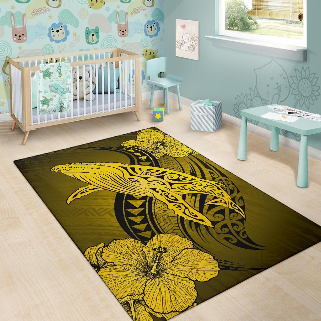 Hawaii Polynesia Whale Hibiscus - Yellow - Polynesian Pride