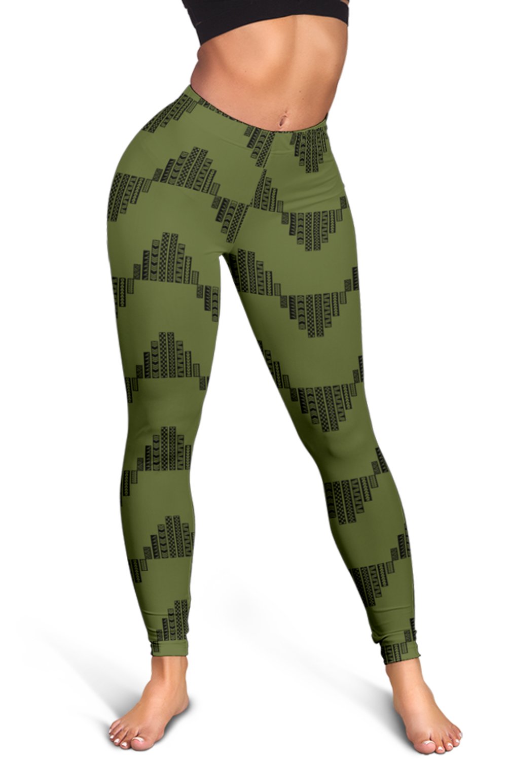 Hawaii Kapala Women's Legging - Green - Polynesian Pride