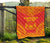 Marquesas Islands Premium Quilt - Marquesas Islands Tiki Face Polynesian Chief Red Version - Polynesian Pride