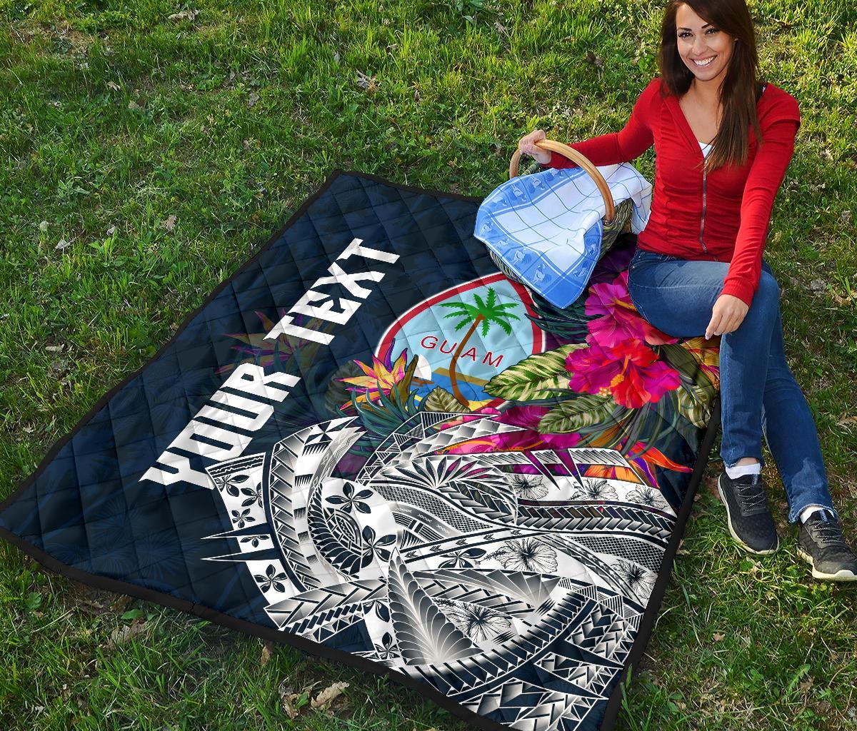 Guam Custom Personalised Premium Quilt - Summer - Polynesian Pride