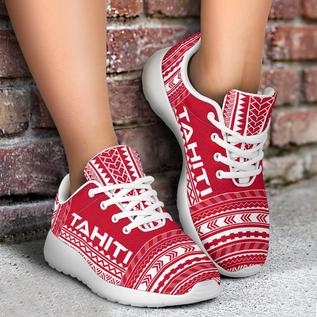 Tahiti Sporty Sneakers - Polynesian Chief Flag Version - Polynesian Pride