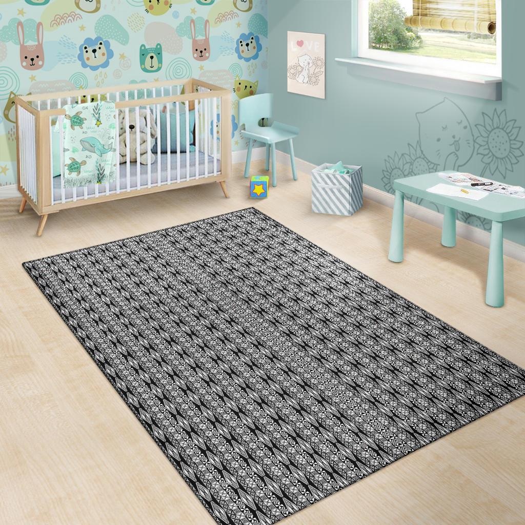 Polynesian Grey Area Rug - Polynesian Pride