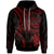 Palau Custom Hoodie Red Turtle Red - Polynesian Pride