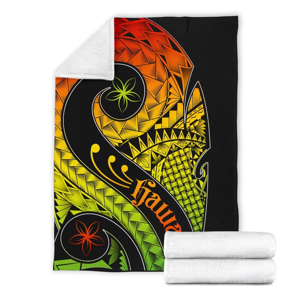 Hawaii Premium Blanket - Hawaii Polynesian Decorative Patterns - Polynesian Pride