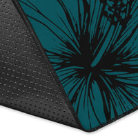 The Philippines Area Rug - Summer Plumeria (Turquoise) - Polynesian Pride