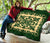 Hawaiian Premium Quilt Royal Pattern - Emerald Green - Polynesian Pride