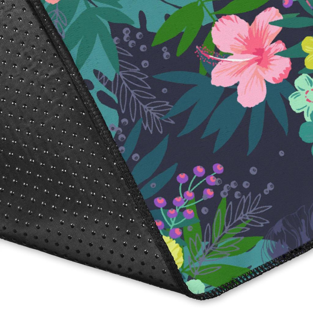 Tropical Hibiscus Rug - Polynesian Pride