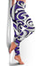 Polynesian Maori Ethnic Ornament Violet Hawaii Women's Leggings AH - Polynesian Pride