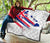 Hawaii Flag Polynesian Premium Quilt White - Polynesian Pride