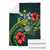 Solomon Islands Polynesian Premium Blanket - Green Turtle Hibiscus - Polynesian Pride