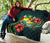 Tonga Polynesian Premium Quilt - Green Turtle Hibiscus - Polynesian Pride