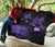 Hawaii Hibiscus Map Polynesian Ancient Turtle Purple Premium Quilt - Polynesian Pride