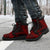 Wallis And Futuna Leather Boots - Polynesian Red Chief Version - Polynesian Pride