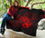 Hawaii Hibiscus Premium Quilt - Harold Turtle - Red - Polynesian Pride